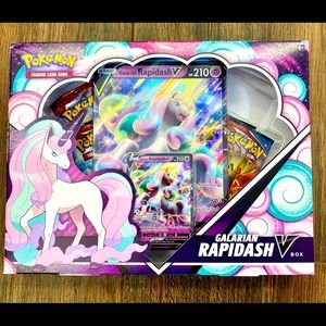 New Release Pokémon Galarian Rapidash V Box